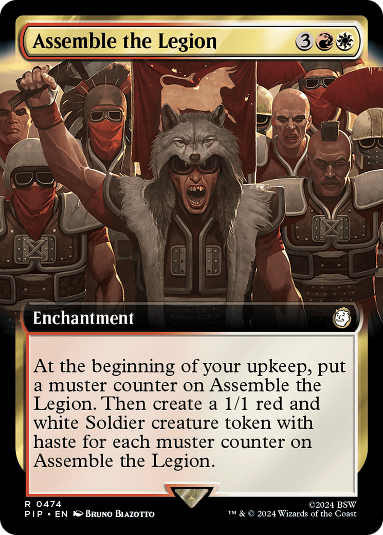 Assemble the Legion (Extended Art) [Fallout] MTG Single Magic: The Gathering | Red Claw Gaming