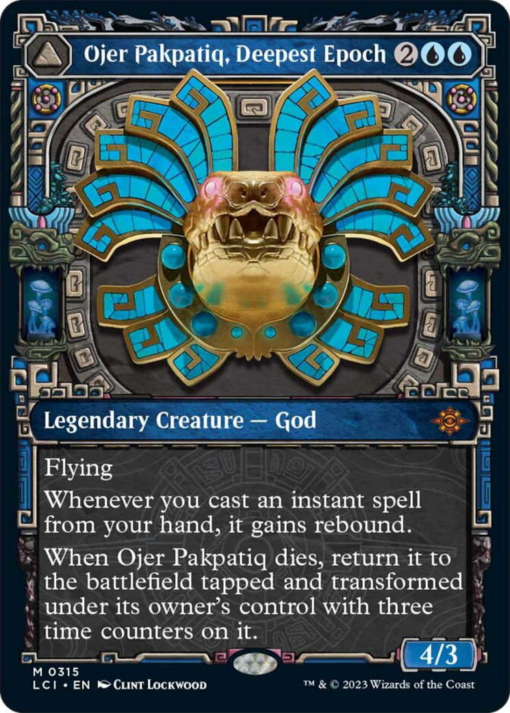 Ojer Pakpatiq, Deepest Epoch // Temple of Cyclical Time (Showcase) [The Lost Caverns of Ixalan] MTG Single Magic: The Gathering    | Red Claw Gaming