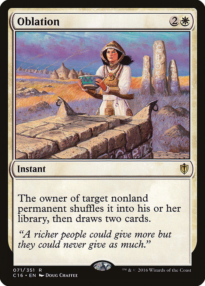 Oblation [Commander 2016] MTG Single Magic: The Gathering | Red Claw Gaming