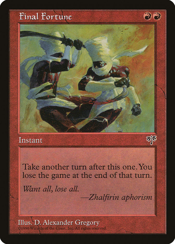 Final Fortune [Mirage] MTG Single Magic: The Gathering | Red Claw Gaming
