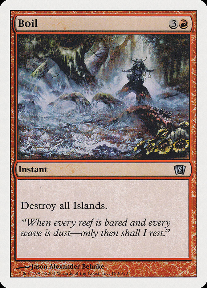 Boil [Eighth Edition] MTG Single Magic: The Gathering | Red Claw Gaming