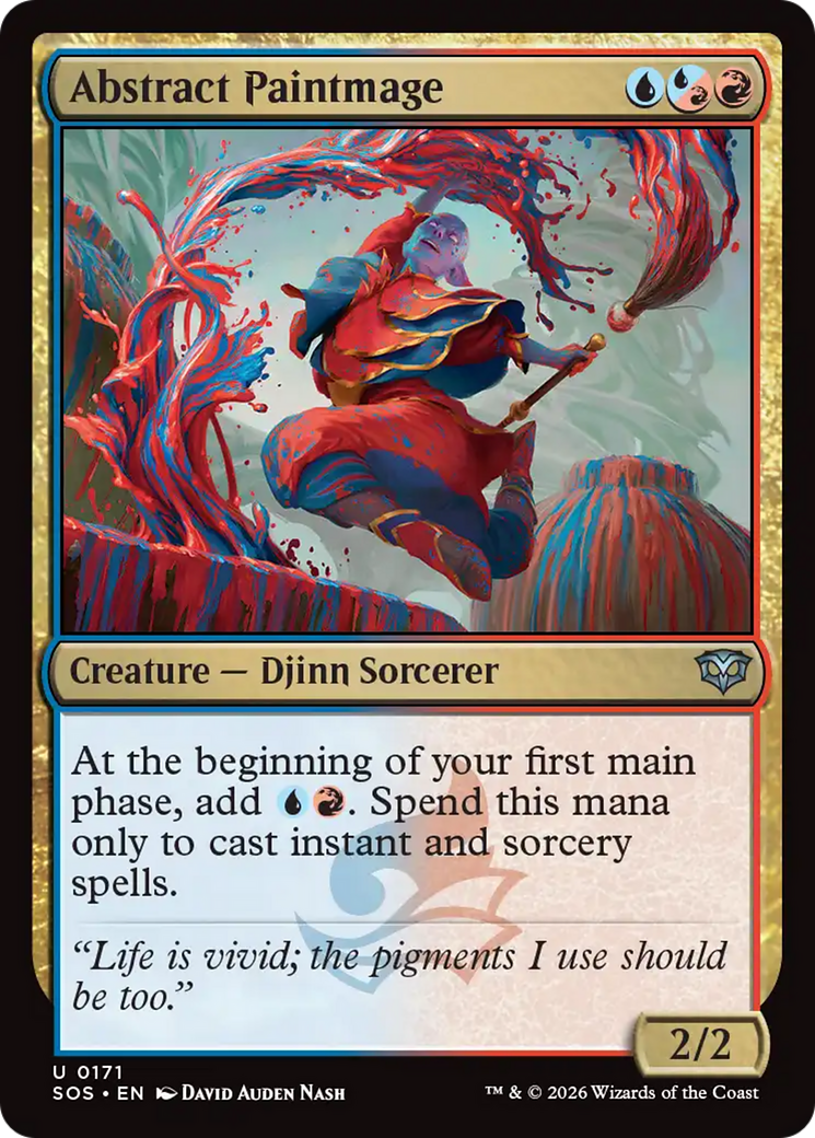Abstract Paintmage [Secrets of Strixhaven] MTG Single Magic: The Gathering | Red Claw Gaming