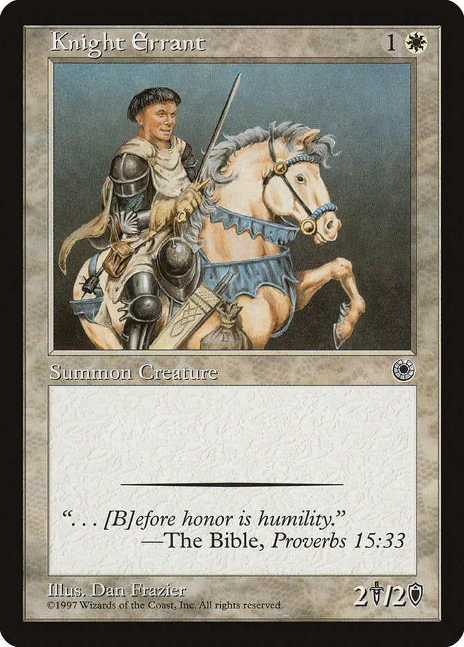 Knight Errant [Portal] MTG Single Magic: The Gathering | Red Claw Gaming