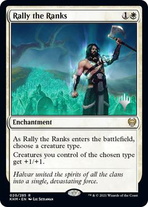 Rally the Ranks (Promo Pack) [Kaldheim Promos] MTG Single Magic: The Gathering | Red Claw Gaming