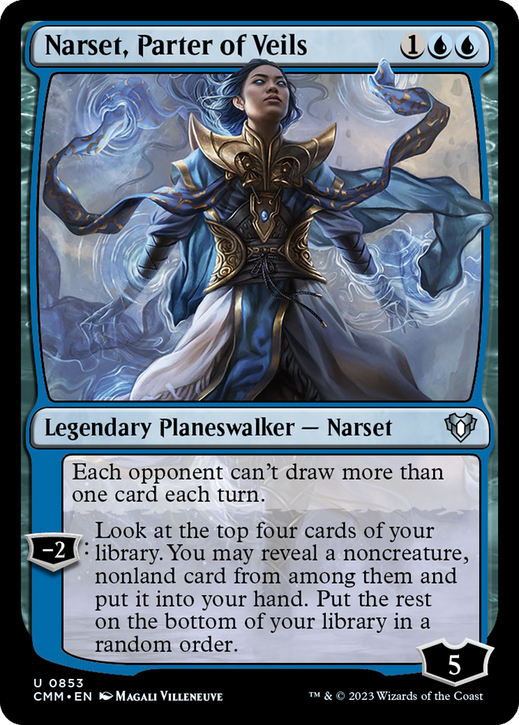 Narset, Parter of Veils [Commander Masters] MTG Single Magic: The Gathering | Red Claw Gaming