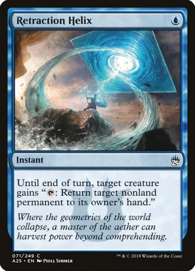 Retraction Helix [Masters 25] MTG Single Magic: The Gathering | Red Claw Gaming