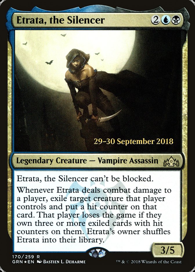Etrata, the Silencer [Guilds of Ravnica Prerelease Promos] MTG Single Magic: The Gathering | Red Claw Gaming