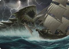 Dragon Turtle Art Card [Dungeons & Dragons: Adventures in the Forgotten Realms Art Series] MTG Single Magic: The Gathering | Red Claw Gaming