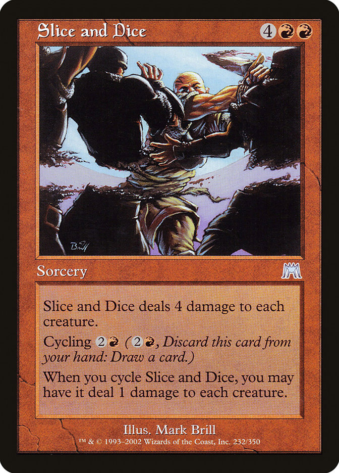 Slice and Dice [Onslaught] MTG Single Magic: The Gathering | Red Claw Gaming