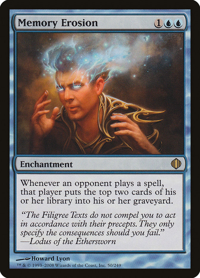 Memory Erosion [Shards of Alara] MTG Single Magic: The Gathering | Red Claw Gaming