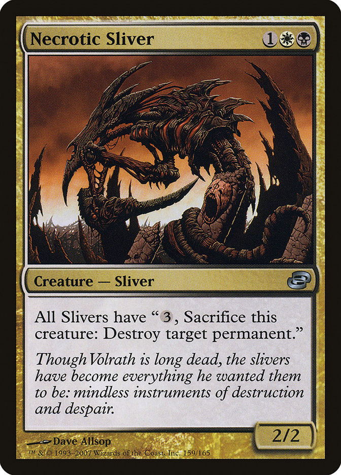 Necrotic Sliver [Planar Chaos] MTG Single Magic: The Gathering | Red Claw Gaming