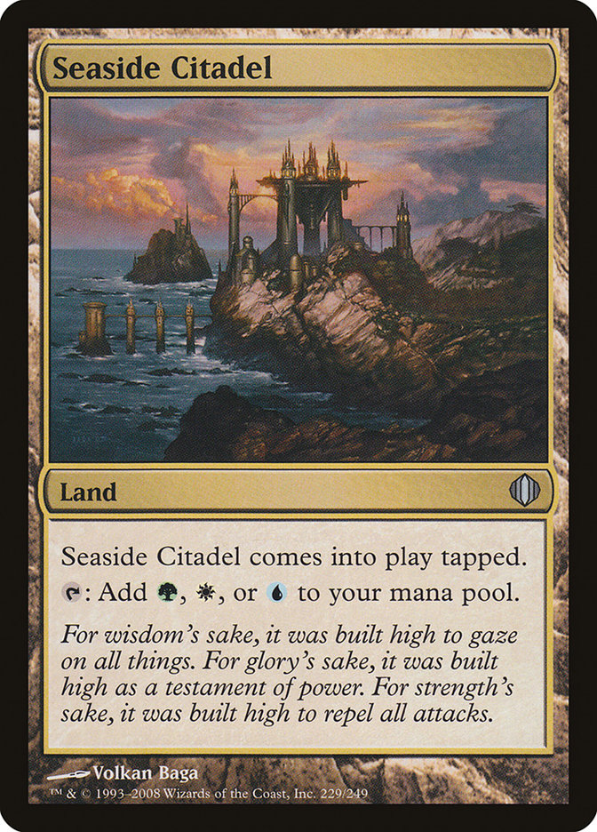 Seaside Citadel [Shards of Alara] MTG Single Magic: The Gathering | Red Claw Gaming
