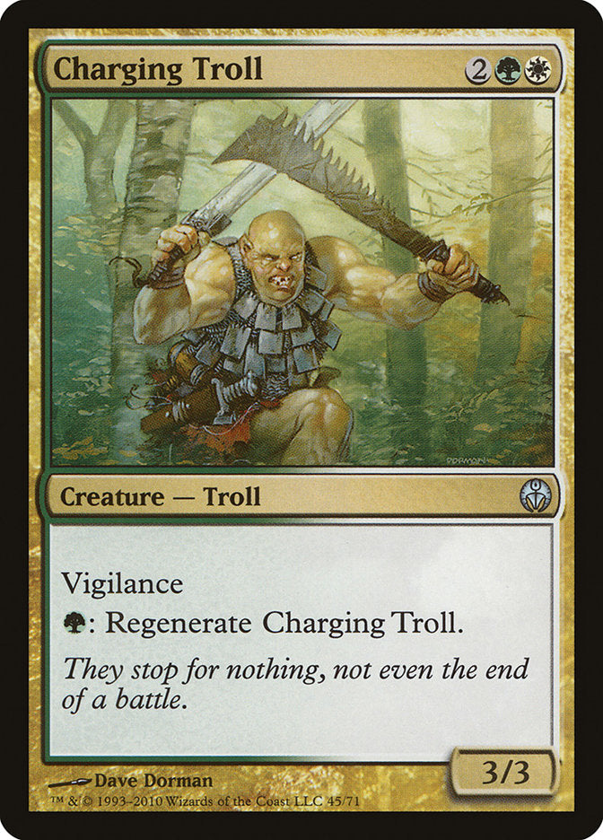 Charging Troll [Duel Decks: Phyrexia vs. the Coalition] MTG Single Magic: The Gathering | Red Claw Gaming