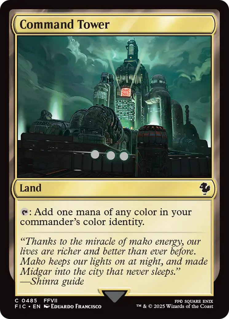 Command Tower (0485) [FINAL FANTASY Commander] MTG Single Magic: The Gathering | Red Claw Gaming