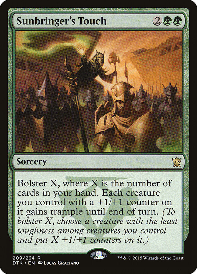 Sunbringer's Touch [Dragons of Tarkir] MTG Single Magic: The Gathering | Red Claw Gaming