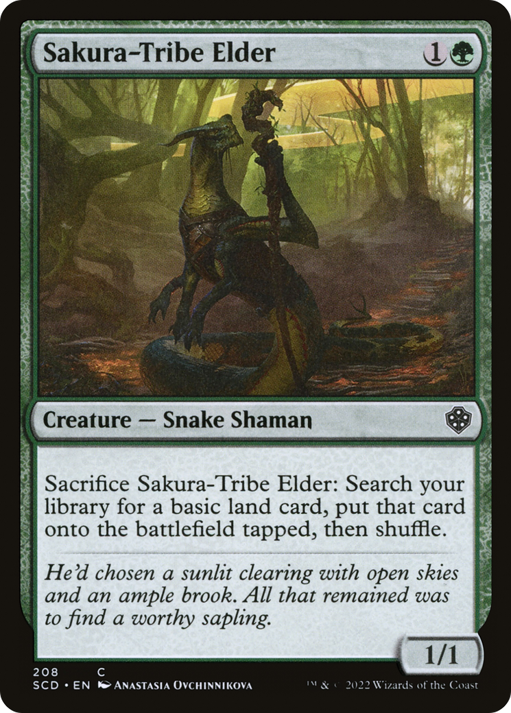 Sakura-Tribe Elder [Starter Commander Decks] MTG Single Magic: The Gathering | Red Claw Gaming