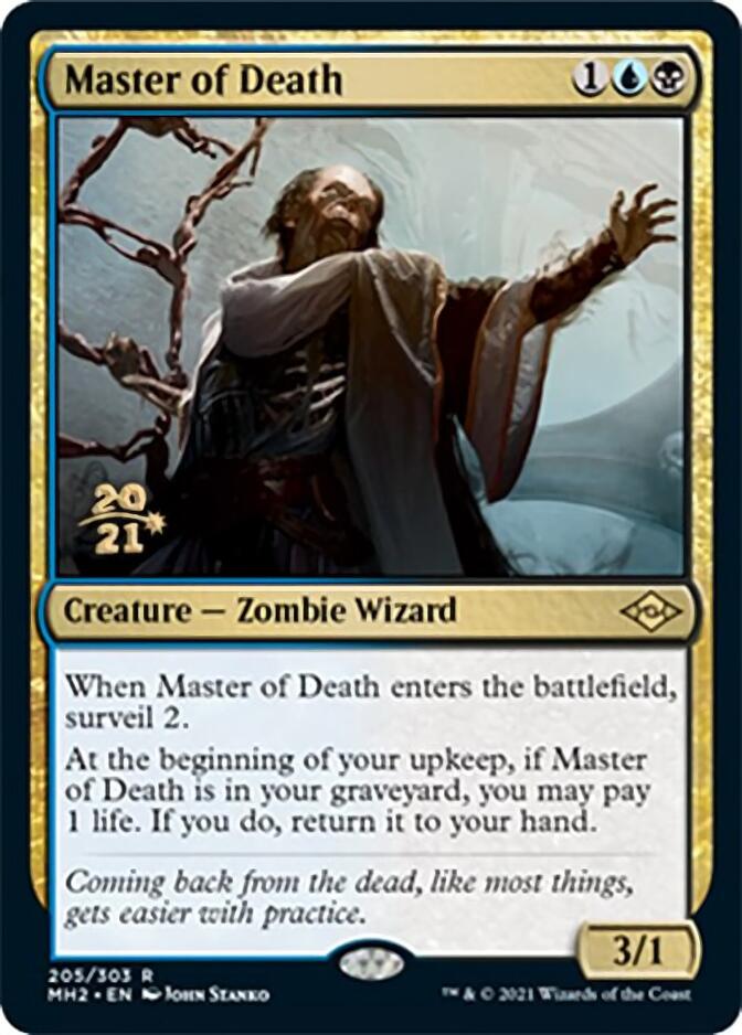 Master of Death [Modern Horizons 2 Prerelease Promos] MTG Single Magic: The Gathering | Red Claw Gaming