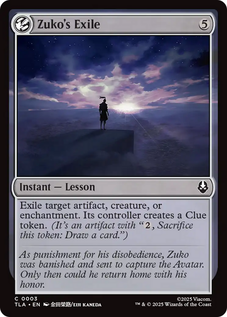 Zuko's Exile [Avatar: The Last Airbender] MTG Single Magic: The Gathering | Red Claw Gaming