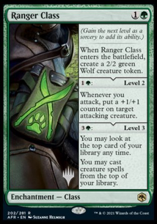 Ranger Class (Promo Pack) [Dungeons & Dragons: Adventures in the Forgotten Realms Promos] MTG Single Magic: The Gathering | Red Claw Gaming