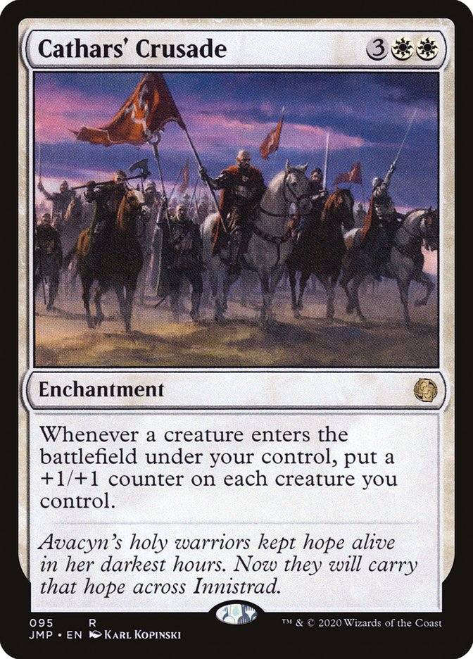 Cathars' Crusade [Jumpstart] MTG Single Magic: The Gathering | Red Claw Gaming