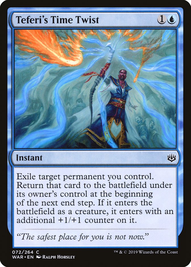 Teferi's Time Twist [War of the Spark] MTG Single Magic: The Gathering | Red Claw Gaming