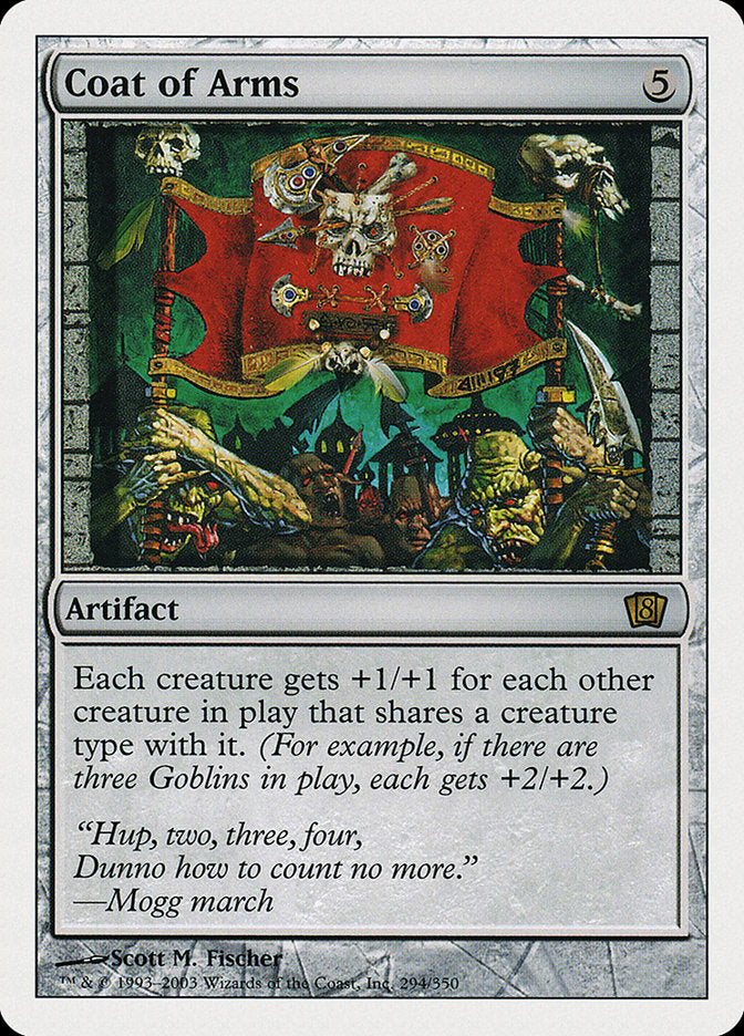 Coat of Arms [Eighth Edition] MTG Single Magic: The Gathering | Red Claw Gaming