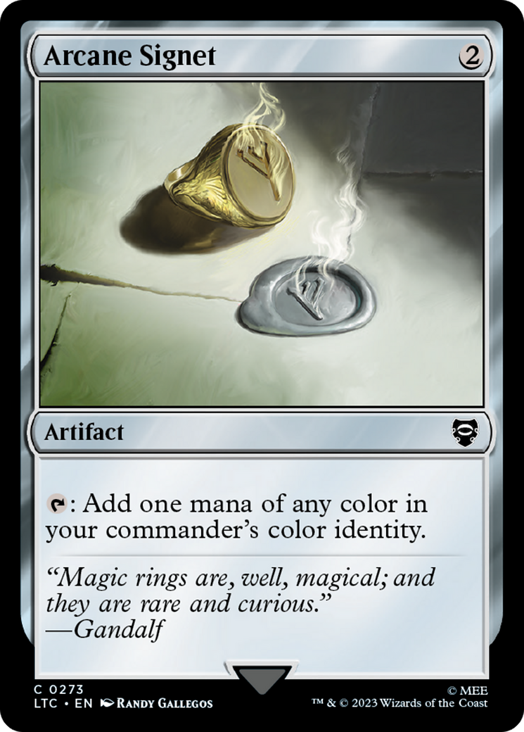 Arcane Signet [The Lord of the Rings: Tales of Middle-Earth Commander] MTG Single Magic: The Gathering | Red Claw Gaming