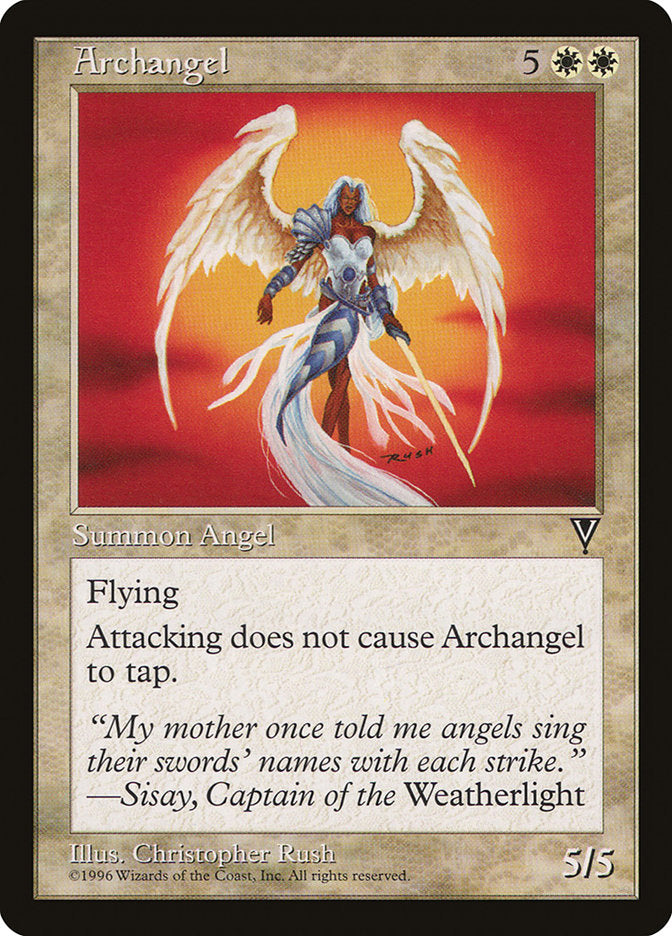 Archangel [Visions] MTG Single Magic: The Gathering | Red Claw Gaming
