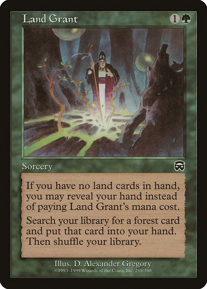 Land Grant [Mercadian Masques] MTG Single Magic: The Gathering | Red Claw Gaming