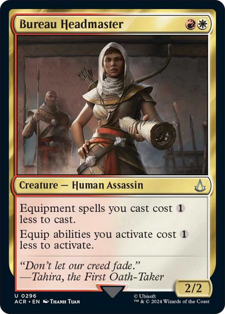 Bureau Headmaster [Assassin's Creed] MTG Single Magic: The Gathering | Red Claw Gaming