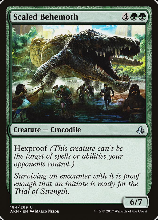 Scaled Behemoth [Amonkhet] MTG Single Magic: The Gathering | Red Claw Gaming