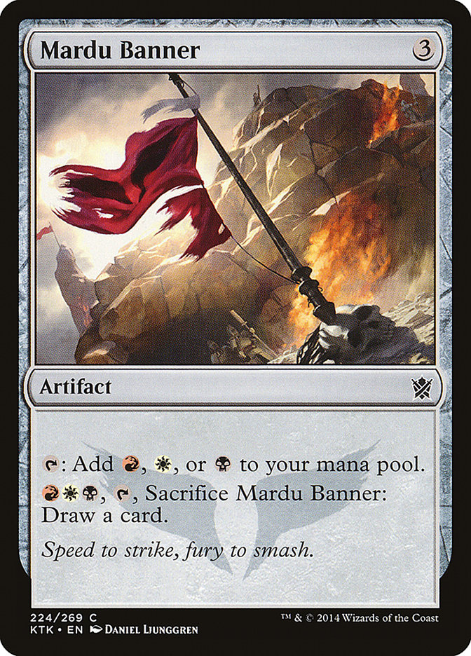 Mardu Banner [Khans of Tarkir] MTG Single Magic: The Gathering | Red Claw Gaming