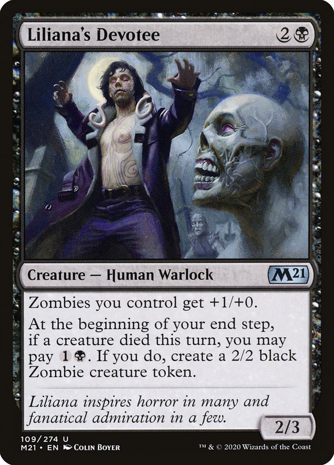 Liliana's Devotee [Core Set 2021] MTG Single Magic: The Gathering | Red Claw Gaming