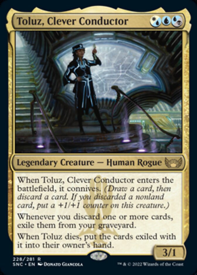 Toluz, Clever Conductor [Streets of New Capenna] MTG Single Magic: The Gathering | Red Claw Gaming