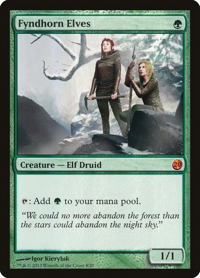 Fyndhorn Elves [From the Vault: Twenty] MTG Single Magic: The Gathering | Red Claw Gaming