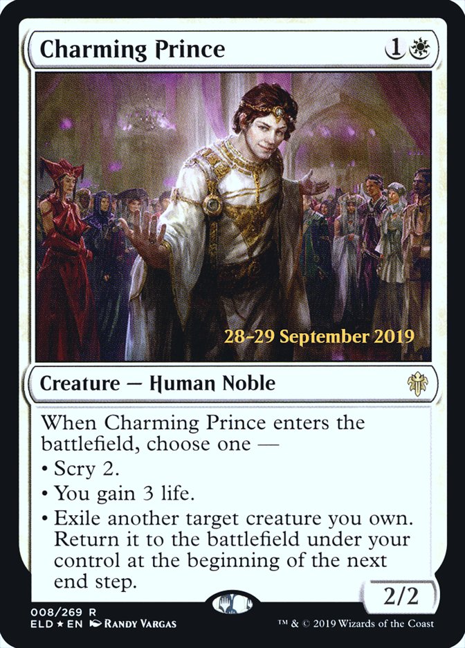 Charming Prince [Throne of Eldraine Prerelease Promos] MTG Single Magic: The Gathering | Red Claw Gaming