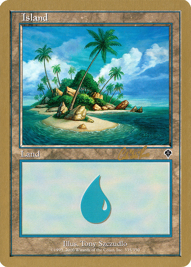 Island (cr335a) (Carlos Romao) [World Championship Decks 2002] MTG Single Magic: The Gathering | Red Claw Gaming