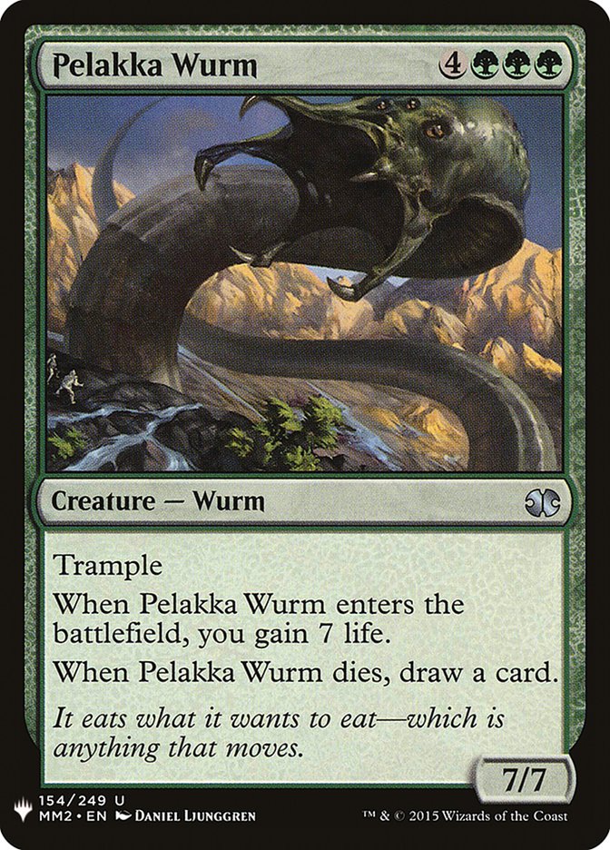 Pelakka Wurm [Mystery Booster] MTG Single Magic: The Gathering | Red Claw Gaming