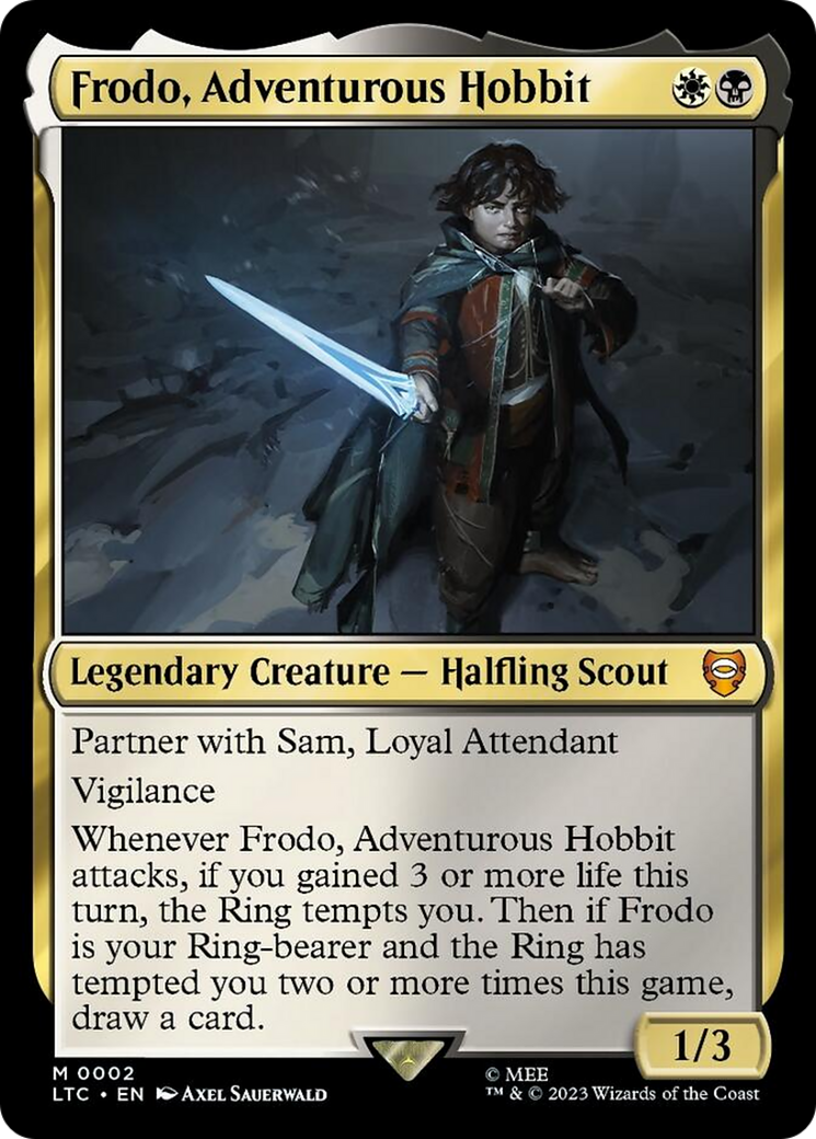 Frodo, Adventurous Hobbit [The Lord of the Rings: Tales of Middle-Earth Commander] MTG Single Magic: The Gathering | Red Claw Gaming