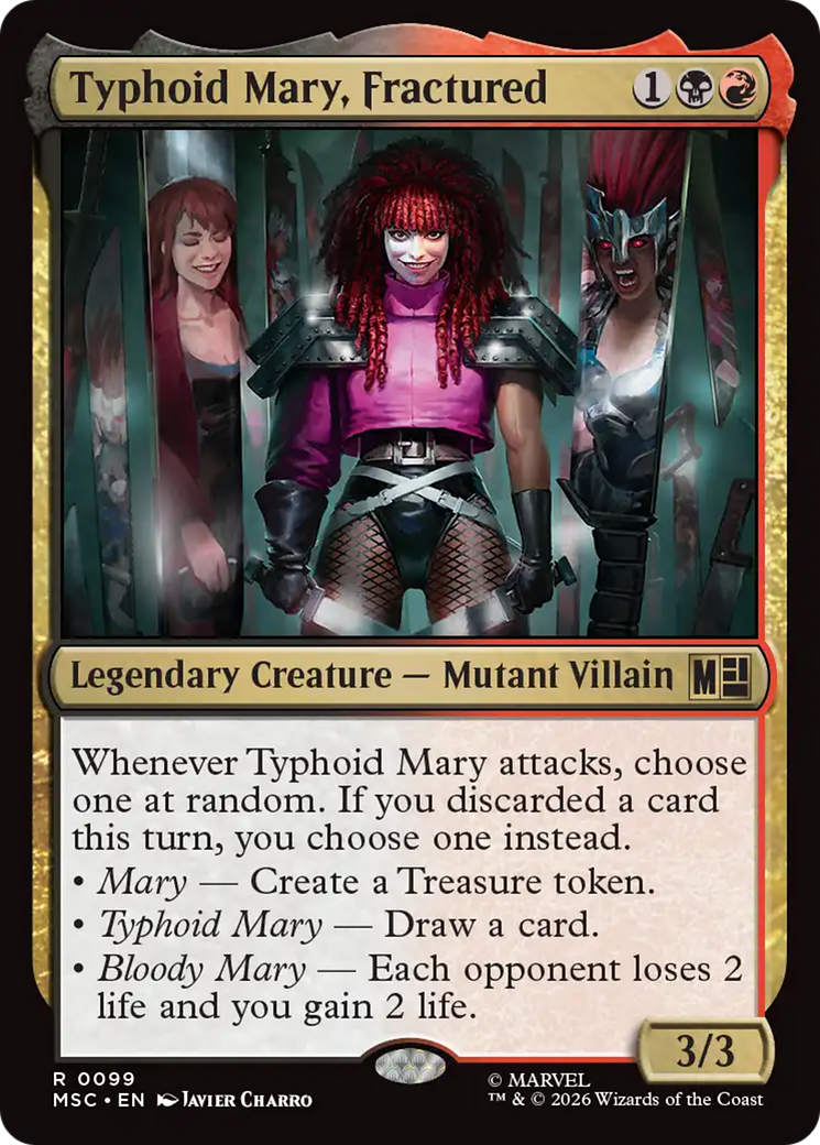 Typhoid Mary, Fractured (Surge Foil) [Marvel Super Heroes Commander] MTG Single Magic: The Gathering | Red Claw Gaming