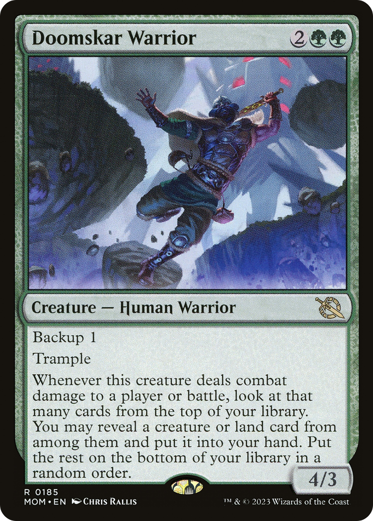 Doomskar Warrior [March of the Machine] MTG Single Magic: The Gathering    | Red Claw Gaming