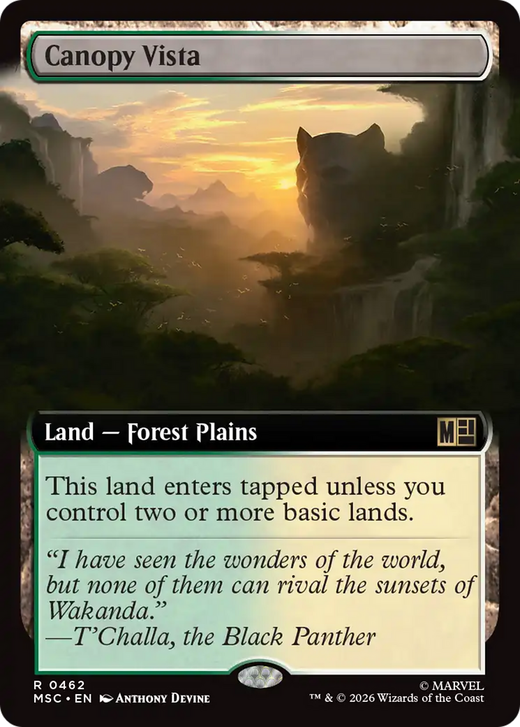 Canopy Vista (Extended Art) [Marvel Super Heroes Commander] | Red Claw Gaming