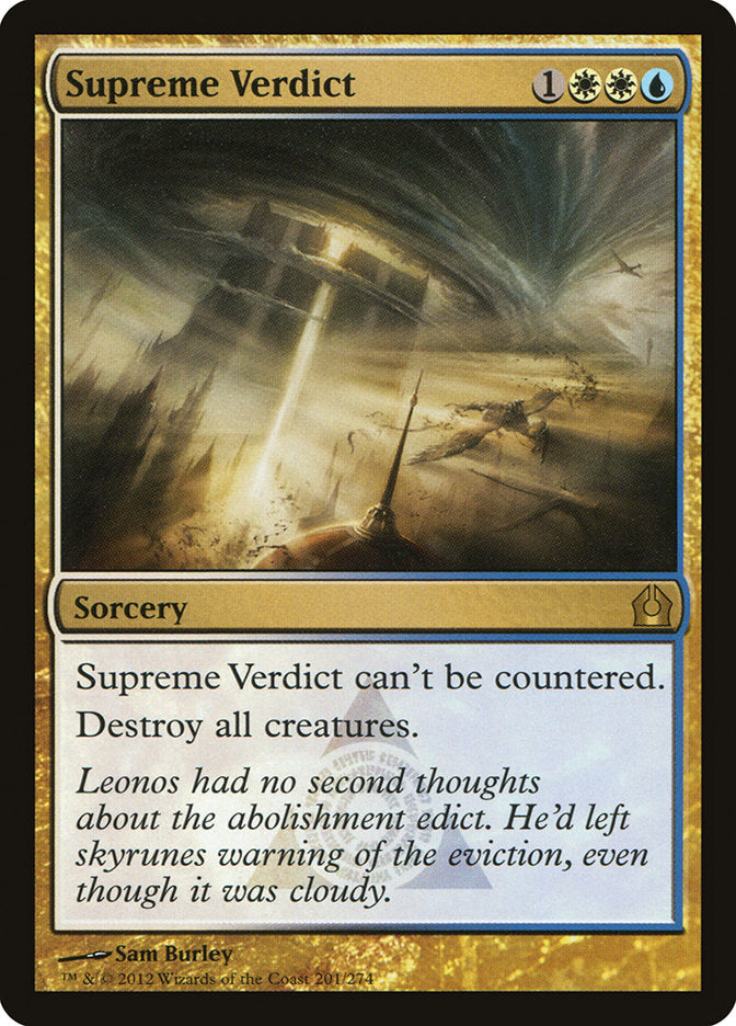 Supreme Verdict [Return to Ravnica] MTG Single Magic: The Gathering | Red Claw Gaming