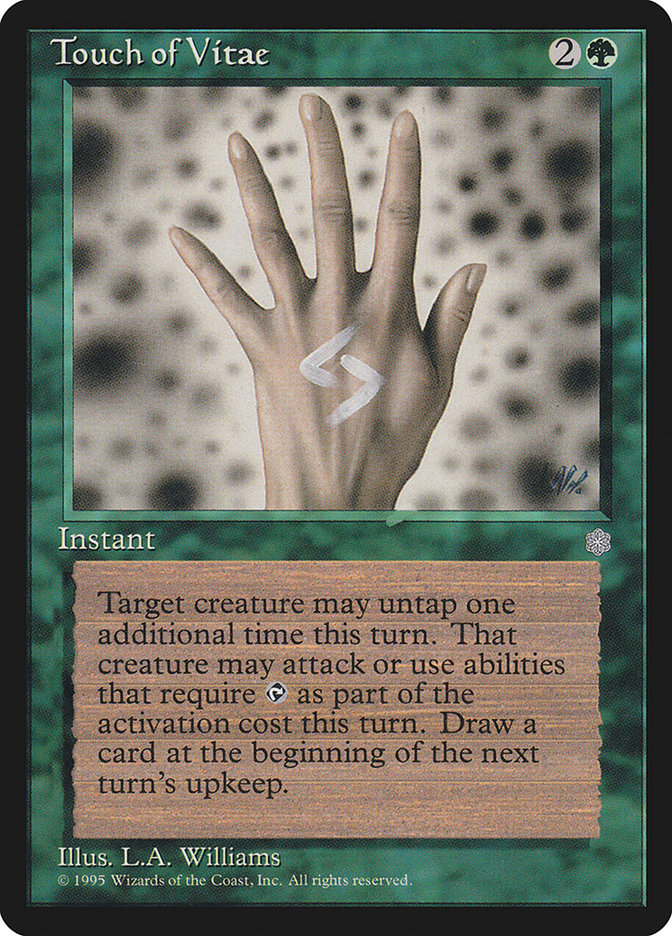 Touch of Vitae [Ice Age] MTG Single Magic: The Gathering | Red Claw Gaming