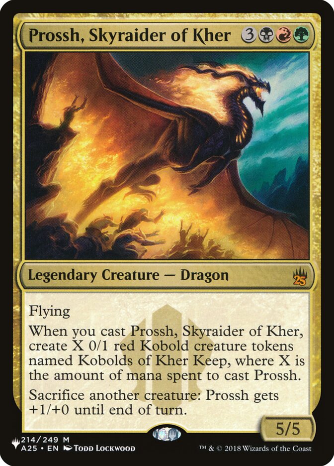 Prossh, Skyraider of Kher [The List] MTG Single Magic: The Gathering | Red Claw Gaming