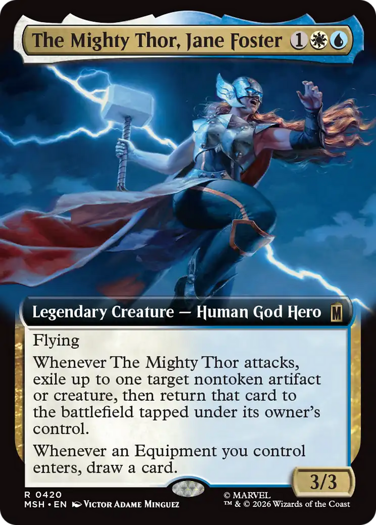 The Mighty Thor, Jane Foster (Extended Art) [Marvel Super Heroes] | Red Claw Gaming