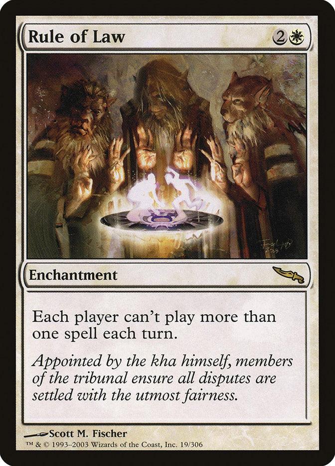 Rule of Law [Mirrodin] MTG Single Magic: The Gathering | Red Claw Gaming