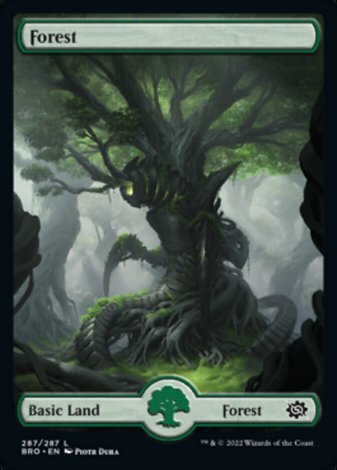 Forest (287) [The Brothers' War] MTG Single Magic: The Gathering | Red Claw Gaming