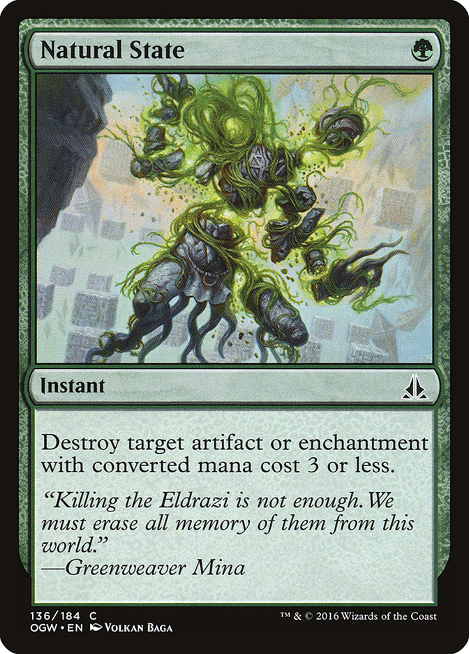 Natural State [Oath of the Gatewatch] MTG Single Magic: The Gathering | Red Claw Gaming