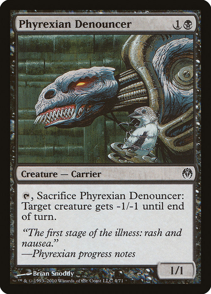 Phyrexian Denouncer [Duel Decks: Phyrexia vs. the Coalition] MTG Single Magic: The Gathering | Red Claw Gaming